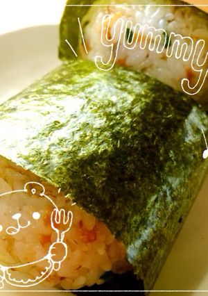 簡単パパっと！おかかとじゃこの天むす風-レシピのメイン写真