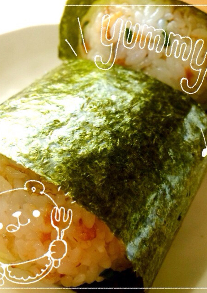 簡単パパっと！おかかとじゃこの天むす風-レシピのメイン写真