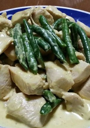 鶏ムネ肉のカレークリーム煮-レシピのメイン写真