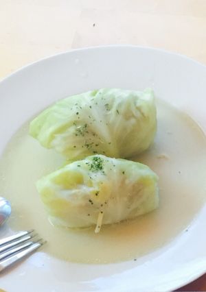 春キャベツのロールキャベツ-レシピのメイン写真