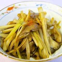 รูปของ うどと舞茸のオイソきんぴら