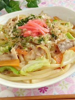バター醤油焼きうどん-レシピのメイン写真