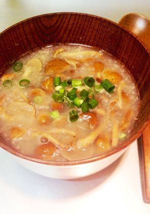 なめこと大根おろしの味噌汁-レシピのメイン写真