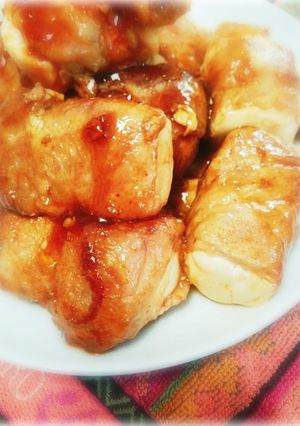 簡単一品！クリーミー肉巻き豆腐-レシピのメイン写真