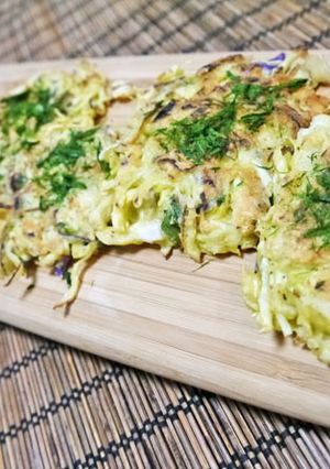 千切りキャベツDeお焼き-レシピのメイン写真