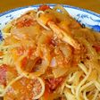 ゴージャス☆蟹のトマトチーズパスタ