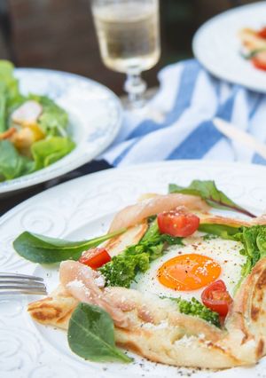 小麦粉で♪簡単ガレット風レシピ-レシピのメイン写真