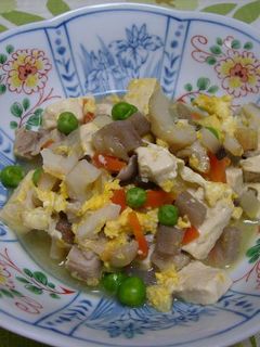懐かしい味・炒り豆腐-レシピのメイン写真