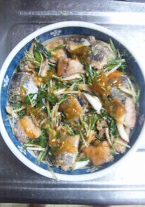 １１月９日晩飯【サンマのパン粉焼き丼】-レシピのメイン写真