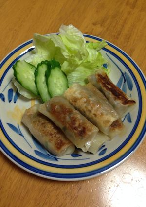 春巻き風餃子-レシピのメイン写真