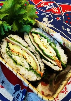 おにぎらずφ酢飯×カリフォルニア♪-レシピのメイン写真