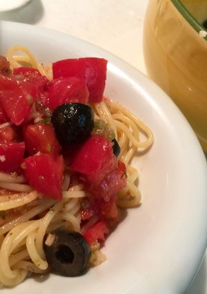 基本は追加していくだけ・冷たいパスタ-レシピのメイン写真