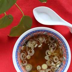 รูปของ 白ネギとザーサイのさっぱり中華スープ