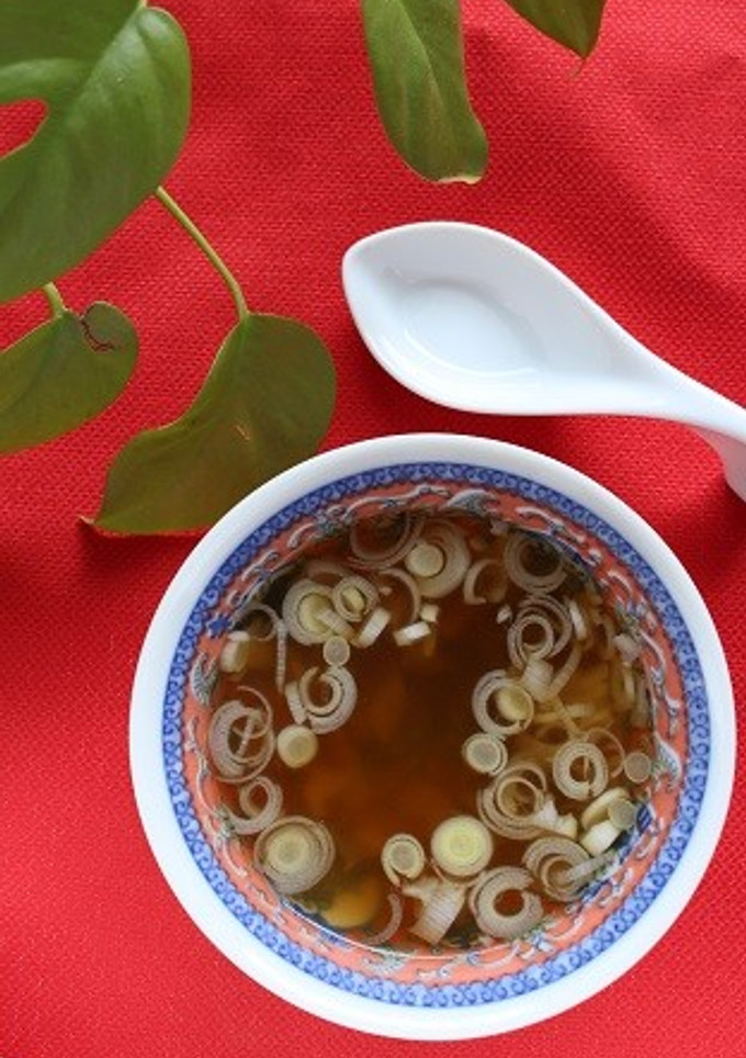 白ネギとザーサイのさっぱり中華スープ-レシピのメイン写真