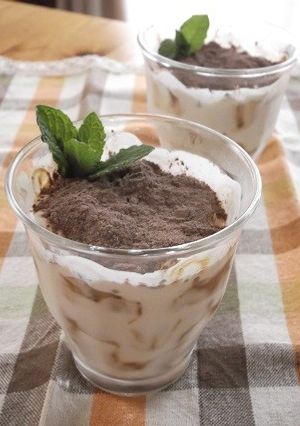 麩とヨーグルトでティラミス風♪-レシピのメイン写真