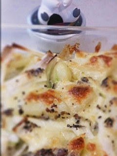 ネギとポテトのグラタン-レシピのメイン写真