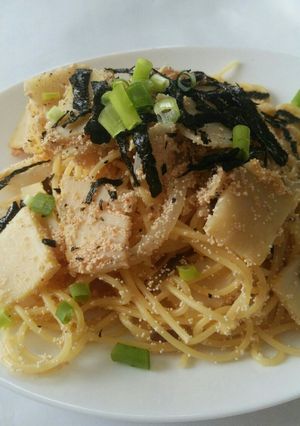 春のたらこスパたけのこ入り-レシピのメイン写真