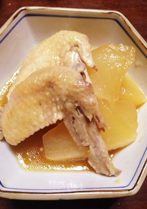 大根と手羽先の煮物-レシピのメイン写真