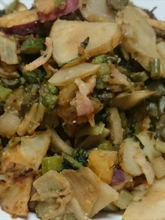 ウド、シャク、菊芋など春の油炒め味噌煮-レシピのメイン写真