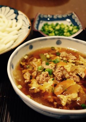 お野菜いっぱい具沢山の 肉つけうどん-レシピのメイン写真