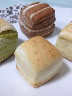 パイシートで抹茶スコーン☆チョコ.ココア-レシピのメイン写真