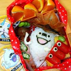 รูปของ 妖怪ウォッチ キャラ弁★兜ウィスパー弁当