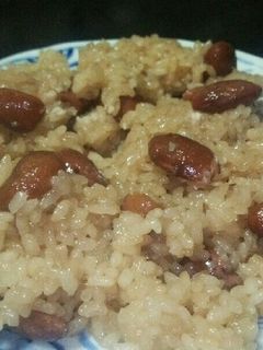圧力鍋で作るしょうゆ赤飯-レシピのメイン写真