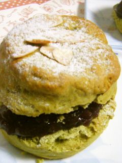 抹茶のスコーン~粒あんサンド~♡-レシピのメイン写真