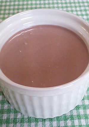ココット皿でチョコババロア-レシピのメイン写真
