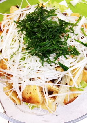 簡単！美味しい！カリカリ薄揚げのサラダ-レシピのメイン写真