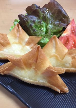こどもの日 パクパク かぶと春巻き-レシピのメイン写真