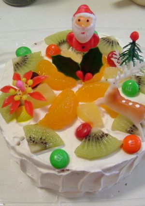 クリスマスケーキ-レシピのメイン写真