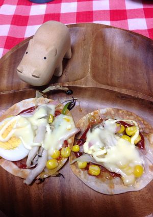 簡単♪餃子の皮でピザパーティー-レシピのメイン写真