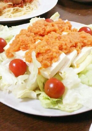 人参&りんごドレッシングのお豆腐サラダ-レシピのメイン写真