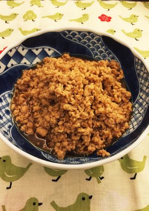 生姜香るとりそぼろ-レシピのメイン写真