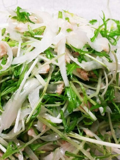 水菜たっぷり簡単サラダ-レシピのメイン写真