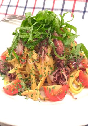 糖質制限パスタ！ホタルイカペペロンチーノ-レシピのメイン写真