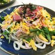 暑い日に 冷凍うどんで具沢山サラダうどん