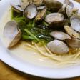 ほうれん草とあさりのクリームパスタ