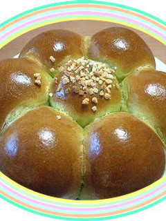 抹茶花ちぎりパン-レシピのメイン写真