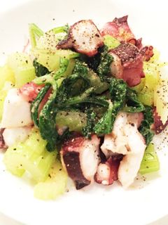 簡単タコとセロリのハーブソルト炒め♩-レシピのメイン写真