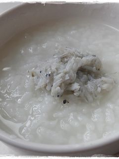 離乳食中期 しらすのおかゆ-レシピのメイン写真