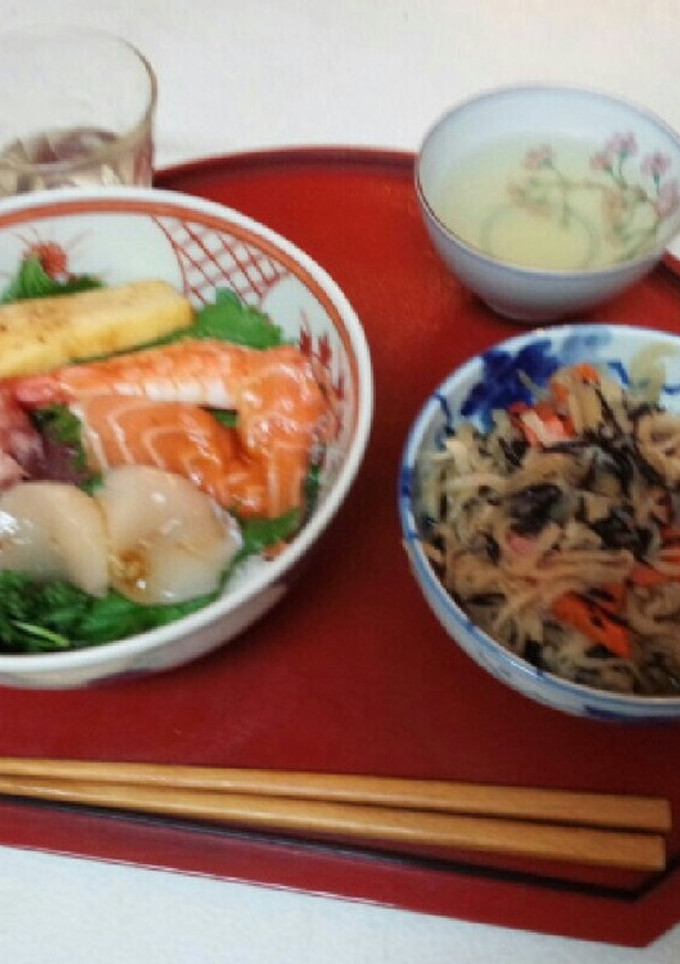 血管プラークダイエット食272（海鮮丼）-レシピのメイン写真