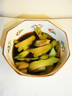 捨てないで!ブロッコリーの茎のポン酢漬け-レシピのメイン写真