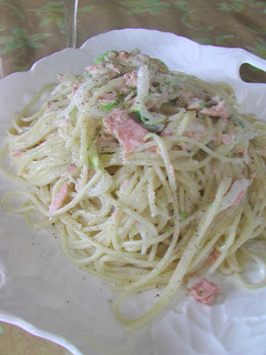 鮭と白菜のクリームパスタ!!-レシピのメイン写真