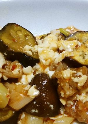 なすと豆腐と豚肉のピリ辛豆板醤炒め-レシピのメイン写真