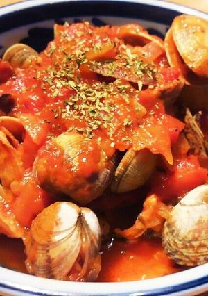 アサリのトマト煮(ボンゴレロッソ)-レシピのメイン写真