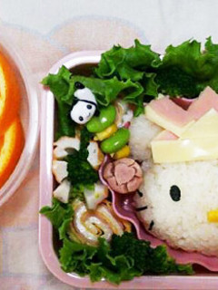 こどもの日 キティちゃんキャラ弁-レシピのメイン写真