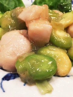 ♪ホタテ空豆の炒めもの-レシピのメイン写真