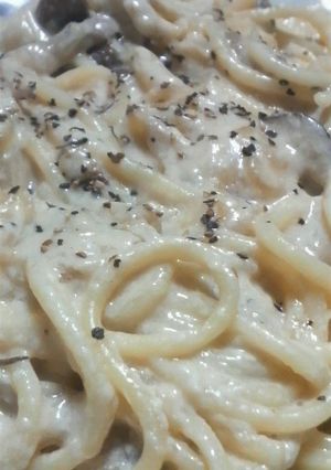 酒粕ホワイトソースでパスタ-レシピのメイン写真